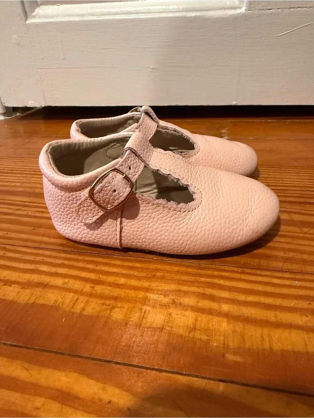 Little Lovebug Blush Pink soft toddler shoes